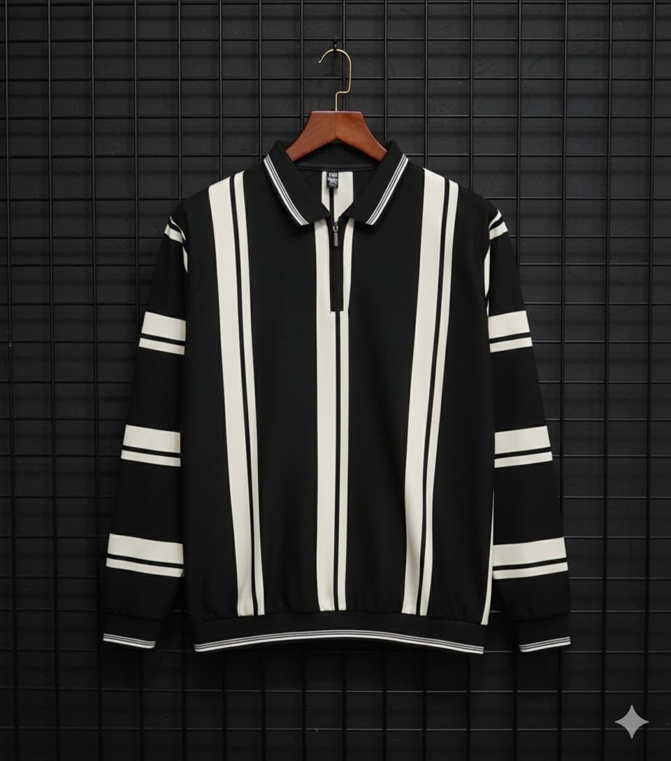 Premium Imported Chines Fabric Old Money Style Shirt (Black)