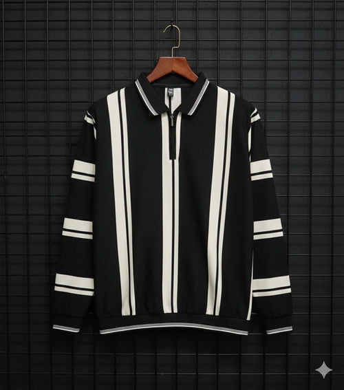 Premium Imported Chines Fabric Old Money Style Shirt (Black)